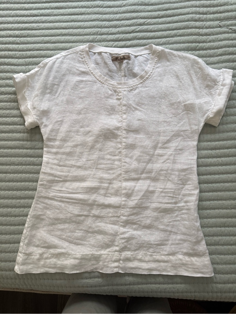 Flax linen white tunic